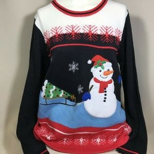 ⬇️$30 Holiday Time Womens M Ugly Christmas Sweater